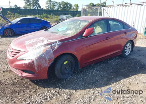 2012 Hyundai Sonata Gls из США, поврежденный, VIN 5NPEB4AC1CH483375